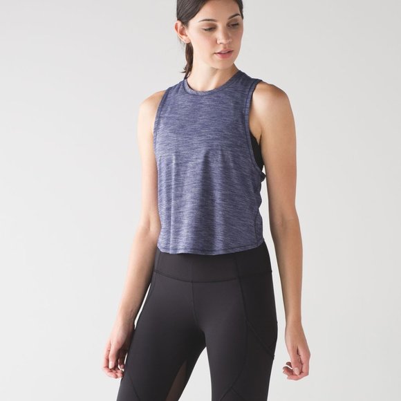 Lululemon Fast as Light Muscle Tank Blue - Picture 5 of 7